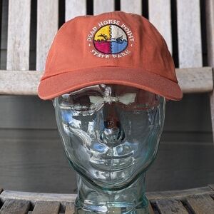 NWOT Dead Horse Point State Park Terracotta Orange Embroidered Dad Hat Cap